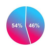 icono de vector de estadísticas de candidatos