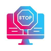 Stop Vector Icon