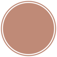 fond rond marron pour le texte. créer des messages, des histoires, des titres, des faits saillants. clipart png transparent