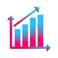 Rising Statistics Vector Icon