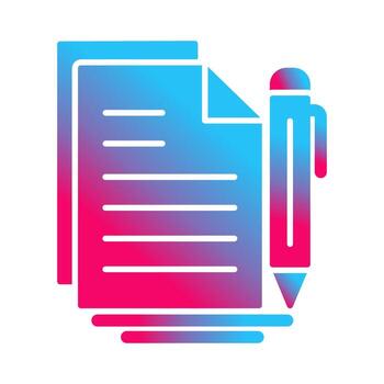 icono de vector de documento