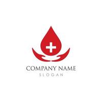 Blood Logo vector icon illustration