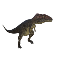 Mapusaurus dinosaur isolated 3d render png