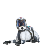 3d koel hond geïsoleerd 3d geven png