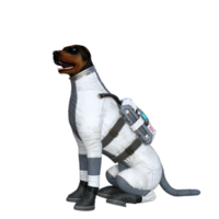 3d cool Hund isoliert 3d machen png