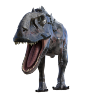 Majungasaurus dinosaur isolated 3d render png