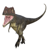 kaartaurus dinosaurus geïsoleerd 3d geven png