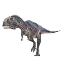 Majungasaurus dinosaur isolated 3d render png