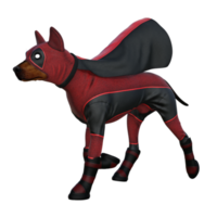 3d Cool dog isolated 3d render png