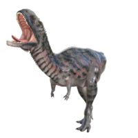 majungasaurus dinosaure isolé 3d rendre png