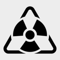 Radiation Hazard Symbol Sign Isolate On White Background,Vector Illustration EPS.10 vector