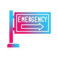 Emergency Sign Vector Icon