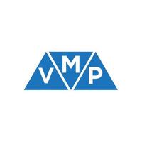 MVP abstract initial logo design on white background. MVP creative initials letter logo concept. vector