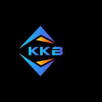 KKB abstract technology logo design on Black background. KKB creative initials letter logo concept. vector