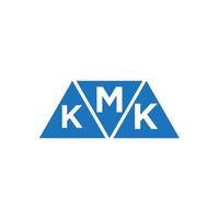 MKK abstract initial logo design on white background. MKK creative initials letter logo concept. vector