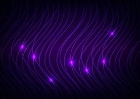 Abstract purple light wavy tangle line background vector