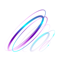 onda spettro neon leggero png