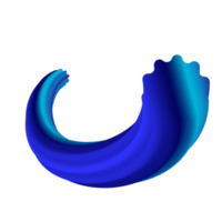 abstract fluid in 3d element png