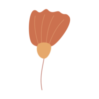 elemento de flor simples png