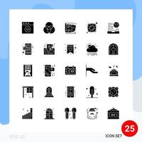 25 Creative Icons Modern Signs and Symbols of development bug knowledge bad saver Editable Vector Design Elements