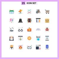 Editable Vector Line Pack of 25 Simple Flat Colors of greece old analytics horses report Editable Vector Design Elements