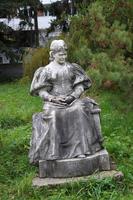 The Great Lady of Calata, a statue by the Cluj sculptor Kolozsvari Szeszak Ferenc seen during autumn photo