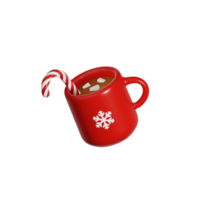 3D-Weihnachtsbecher png