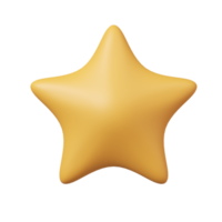 Yellow stars for decorating the Christmas tree during the festive season. png