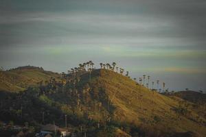 Landscape with mountains and lake. Beautiful scenery in Labuan bajo, islands like pieces of heaven scattered on the earth. photo