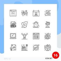 16 Thematic Vector Outlines and Editable Symbols of share code star pilgrim dinner Editable Vector Design Elements