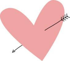 corazón con flecha png