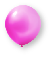 ballon de fête d'anniversaire réaliste punk png