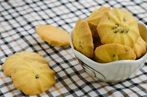 galleta de mantequilla con chispas de chocolate para romper foto