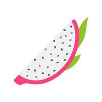 Dragon fruit. Sweet fruit for health. Gives freshness during summer for vegetarians vector