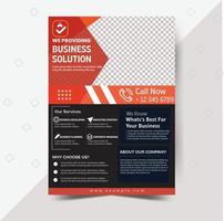 Corporate Business Flyer Design Template for your business.Easy to Customize every File. vector