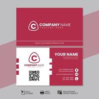 Professional Business Card Template. Unique Business Card Template. Modern Business Card Template vector