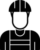 Worker Glyph Icon vector