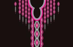 American fabric pattern design. Use geometry to create a fabric pattern. Design for textile industry,women's fashion,collar border,clothing and fabric. vector