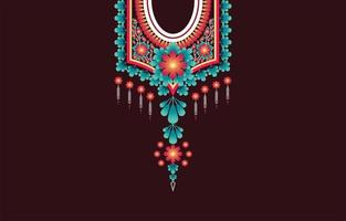 American fabric pattern design. Use geometry to create a fabric pattern. Design for textile industry,women's fashion,collar border,clothing and fabric. vector