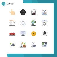 16 Creative Icons Modern Signs and Symbols of inheritance dna employee tools industry Editable Pack of Creative Vector Design Elements