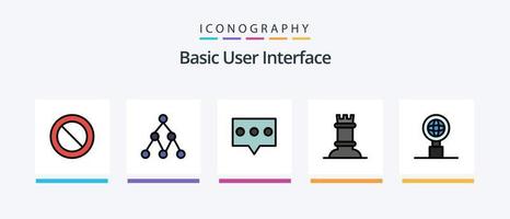 básico línea lleno 5 5 icono paquete incluso . hora máquina. hora máquina. respaldo. creativo íconos diseño vector