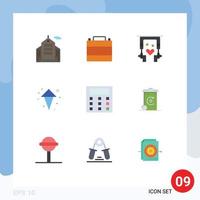 9 Creative Icons Modern Signs and Symbols of math calculation ear buds up arrow Editable Vector Design Elements