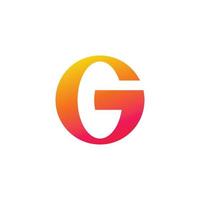 Letter G logo vector template element