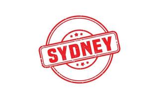 SYDNEY AUSTRALIA rubber stamp with grunge style on white background vector