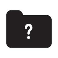 Restrict Folder Icon Solid Style vector