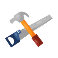 herramientas de carpintero. símbolo de carpintero png