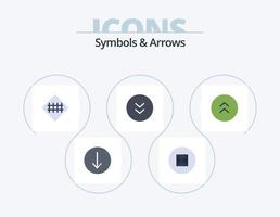 Symbols and Arrows Flat Icon Pack 5 Icon Design. direction. arrows. road fence. download. circle vector