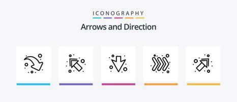 flecha línea 5 5 icono paquete incluso . recargar. flecha. flechas compartir. creativo íconos diseño vector