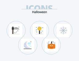 Halloween Flat Icon Pack 5 Icon Design. . . scythe. web icon. halloween vector