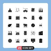 25 Creative Icons Modern Signs and Symbols of production factory controller invitation cultures Editable Vector Design Elements